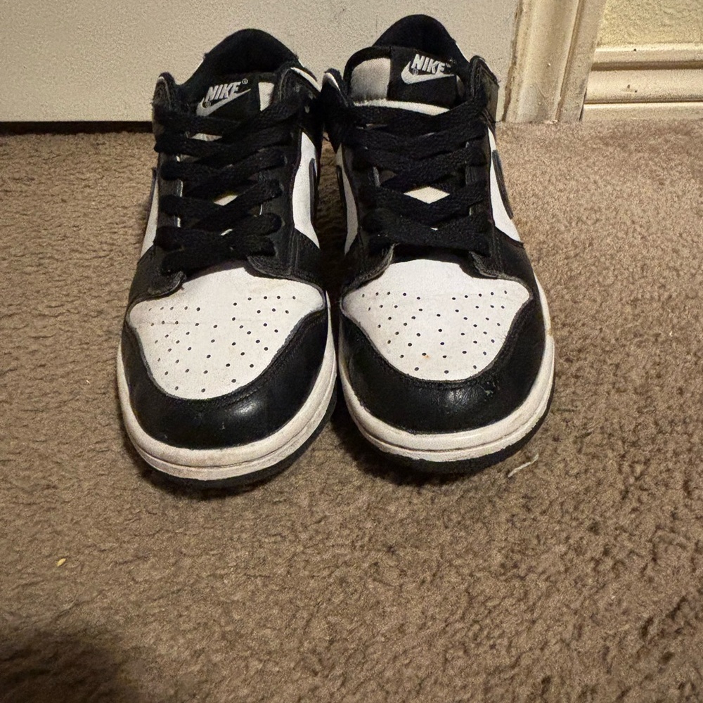 Nike Panda Dunks Size 6Y Used No Box